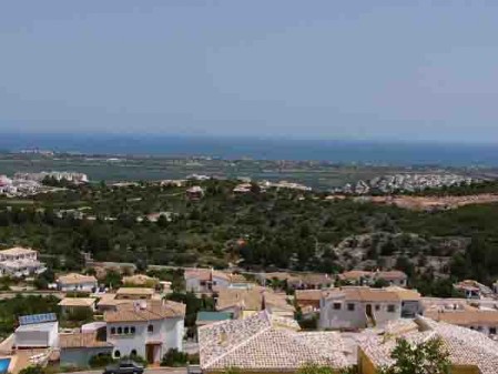 Blick vom Monte-Pego Blick vom Monte-Pego bis zum Mittelmeer